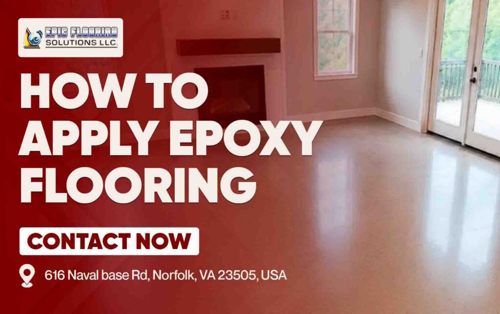 How to Apply Epoxy Flooring